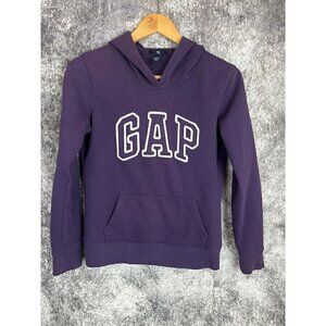 Gap Purple Logo Hoodie Lounge Athleisure School Comfy Sweater Women's Small